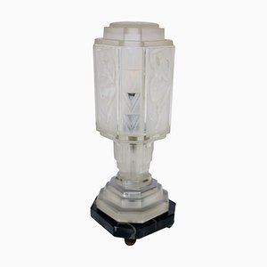 Art Déco French Table Lamp by Hettier Vincent, 1930s
