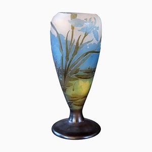 Art Nouveau Gallé Nénuphars Vase, 1910s