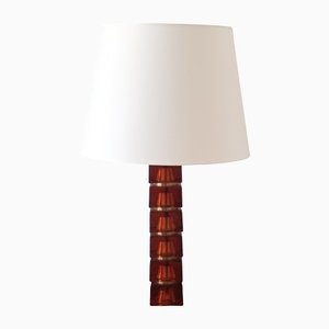 Large Scandinavian Table Lamp by Carl Fagerlund for Orrefors, Sweden, 1960s
