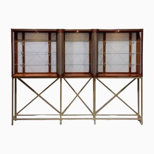 Antique See Through Room Divider Cabinet
