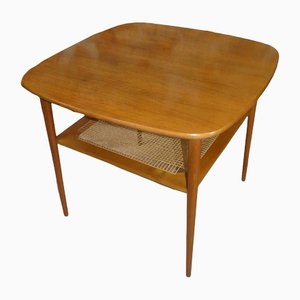 Table with Wickerwork Shelf, 1960s