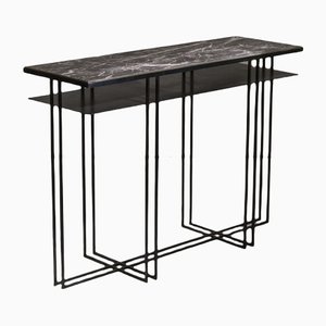 Cross Binate Marble Console Table by Novocastrian