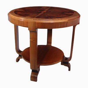 Art Deco Tisch aus Nussholz