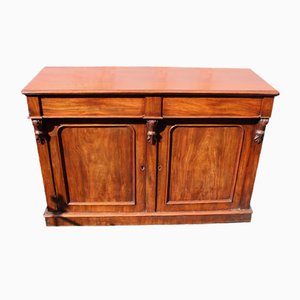Chiffoniere Base in Mahogany with Two Drawers, 1900s