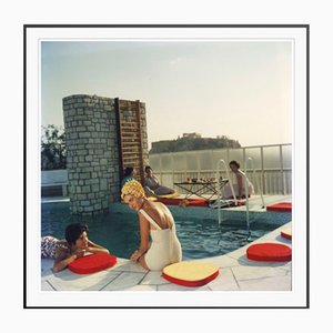 Slim Aarons, Penthouse Pool, 1961, Farbfotografie