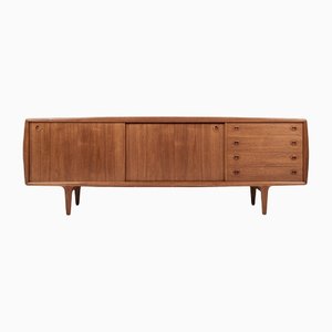 Enfilade XL Mid-Century en Teck par Hp Hansen, Danemark, 1960s