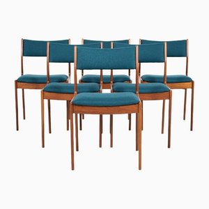 Dänisches Mid-Century Set aus 6 Esszimmerstühlen von Uldum, 1960er, 6er Set