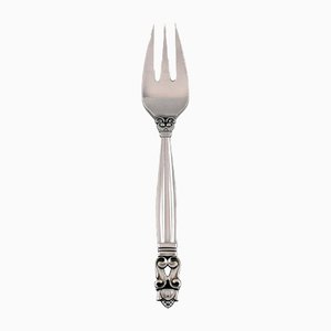 Acorn Fish Fork in Sterling Silver from Georg Jensen