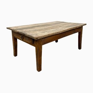 Antique French Rustic Country House Coffee Table
