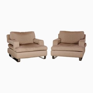 Beige Fabric Armchair from Roche Bobois, Set of 2