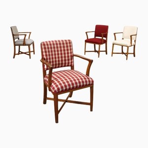 Armchairs, 1950s, Set of 4