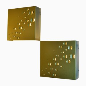 Raindrop Wall Lamps by Jelle Jelles for Raak, 1965, Set of 2