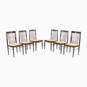 Danish Design Mahogany Chairs by H.W. Klein for Bramin, Set of 6