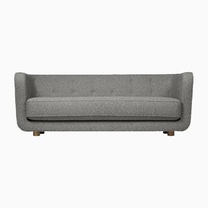 Gray and Smoked Oak Hallingdal Vilhelm Sofa from by Lassen