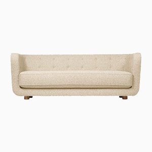 Vegeta Buttons and Smoked Oak Signature Model Vilhelm Sofa from by Lassen