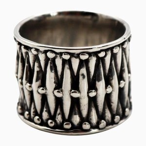 Silver Bronze Napkin Ring by Richard Lauret
