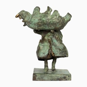 Aziz Anzabi, Human in Auction 3, 2020, Bronze