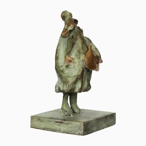 Aziz Anzabi, Human in Auction 1, 2020, Bronze