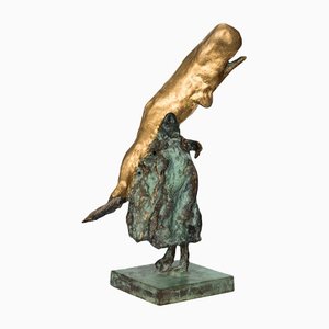 Aziz Anzabi, Human in Auction 2, 2020, Bronze