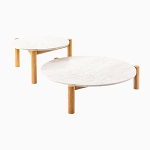 Interchangeable À Plateau Side Tables by Charlotte Perriand for Cassina, Set of 2
