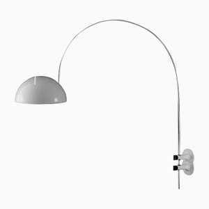 White Coupé Wall Lamp by Joe Colombo for Oluce
