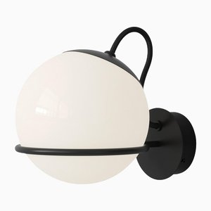 Black Model 238/1 Wall Mount Lamp by Gino Sarfatti for Astep