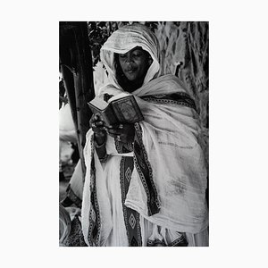Jean-Pierre Duverge, Ethiopia, A Young Woman Reading Her Sacred Book, 2018, Photography