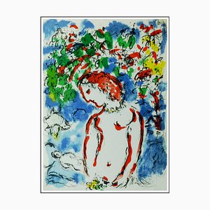 Marc Chagall, Spring Day, 1972, Litografia originale