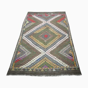 Tapis Kilim Vintage Géométrique