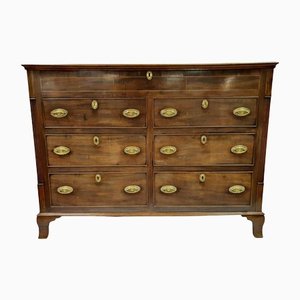 Antique Georgian Mahogany Mule Chest of Drawers, 1820s