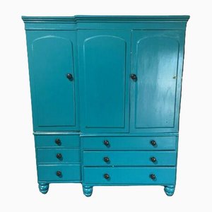 Antique Painted Pine Housekeeper’s Cupboard, 1860s