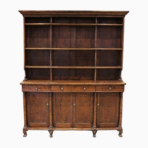 Antique French Provincial Elm Housekeeper's Buffet, 1830s