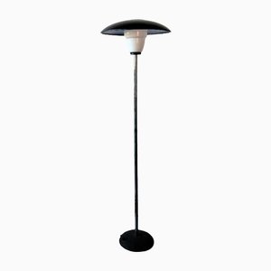 Lampadaire Vintage Noir et Blanc, 1960s