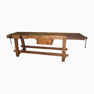 Ancient Workbench in Brown