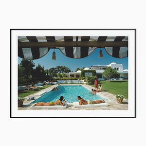 Slim Aarons, Poolside in Sotogrande, 1975, Colour Photograph