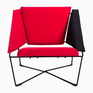 Postmodernist Dutch Van Speyk Lounge Chair by Rob Eckhardt, 1982
