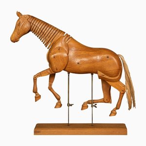 20th Century Wooden Artists Lay Figure of a Horse, 1970s