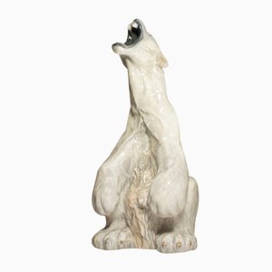 No 502 Polar Bear in Porcelain from Royal Copenhagen
