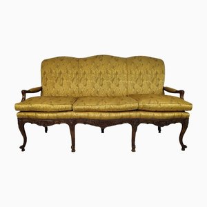 Banc Style Louis XV Doré