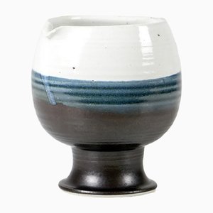 Round Ceramic Vase from Arabia Finland, 1960s