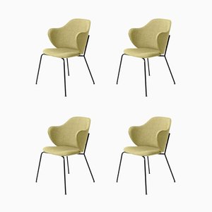 Green Remix Chairs from by Lassen, Set of 4