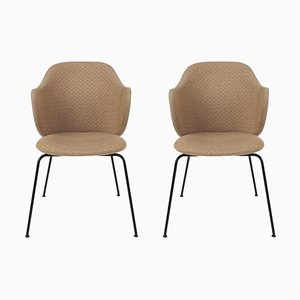 Brown Jupiter Chairs from by Lassen, Set of 2