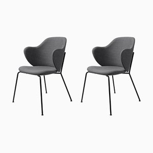 Dark Gray Fiord Let Chairs from by Lassen, Set of 2