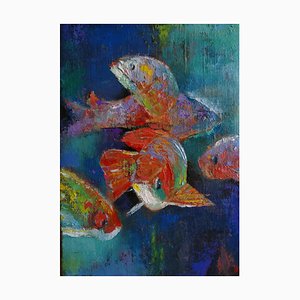 Kamsar Ohanyan, Colorful Environment, 2021, Oil on Canvas