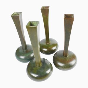 Art Deco Vases from GAB, Set of 4