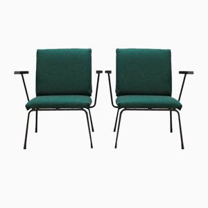 Modernist 1401 Easy Chairs by Wim Rietveld for Gispen, 1950s, Set of 2