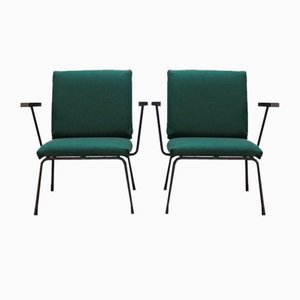 Set of Modernist 1401 Easy Chairs by Wim Rietveld for Gispen, 1950s
