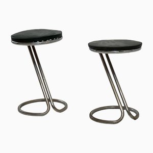 Art Deco Piano Chairs, Set of 2