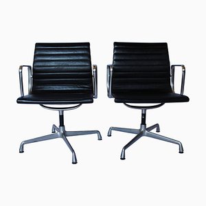Model Ea 107 Office Chairs by Charles & Ray Eames for Vitra, 1970s, Set of 2