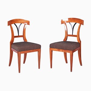 Antique Czechian Biedermeier Dining Chairs, 1930s, Set of 2